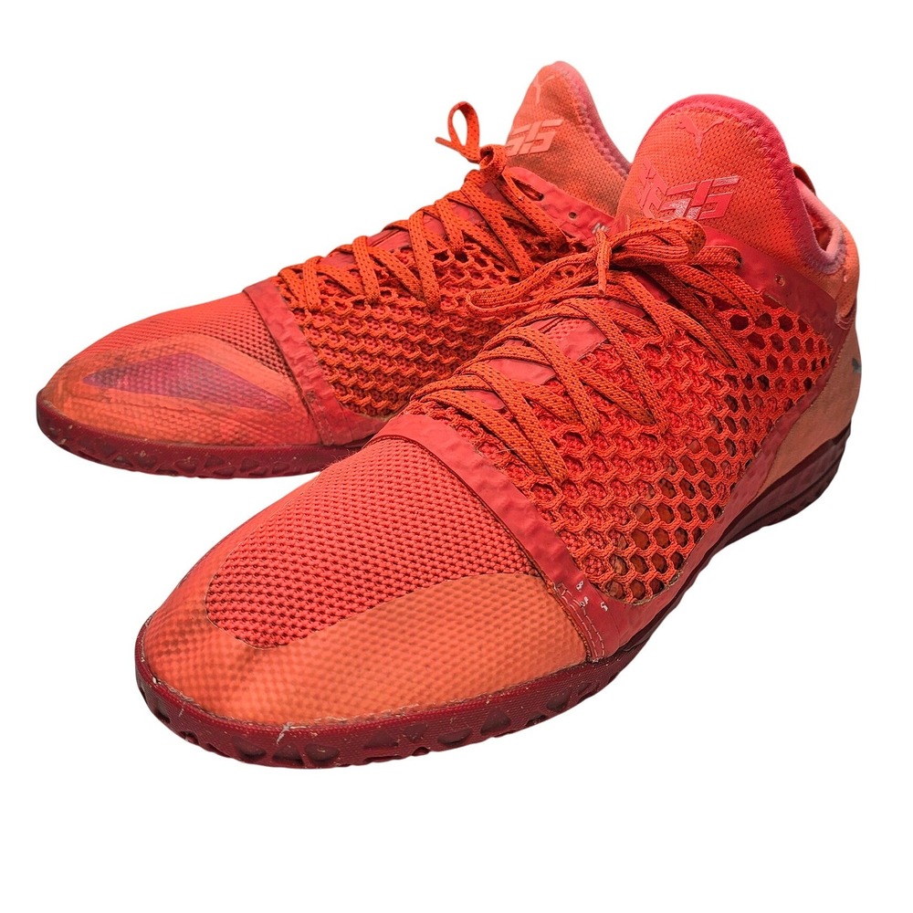 Puma 365 Ignite Netfit Mens Indoor Soccer Shoes Orange‎ Red - Size US 13